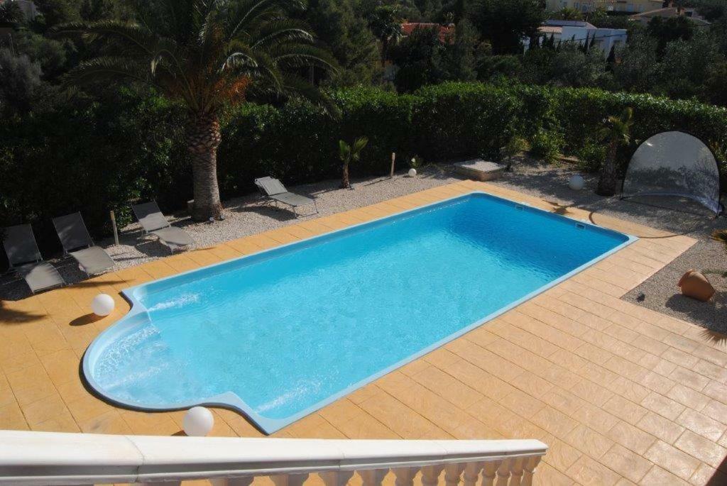 Villa Bozena Denia Bagian luar foto